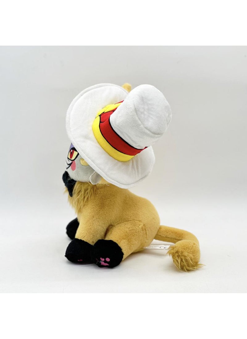 1-Piece Stolas Meow Hazbin Hotel Plush Toys Husk Meow Plush Cat Doll Perfect Gift For Boys And Girls