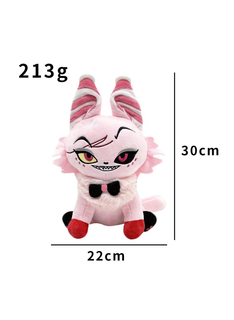 1-Piece Stolas Meow Hazbin Hotel Plush Toys Husk Meow Plush Cat Doll Perfect Gift For Boys And Girls