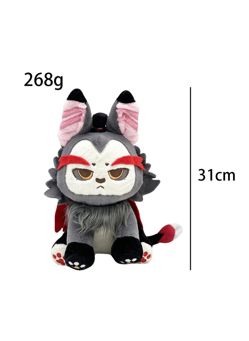 1-Piece Stolas Meow Hazbin Hotel Plush Toys Husk Meow Plush Cat Doll Perfect Gift For Boys And Girls