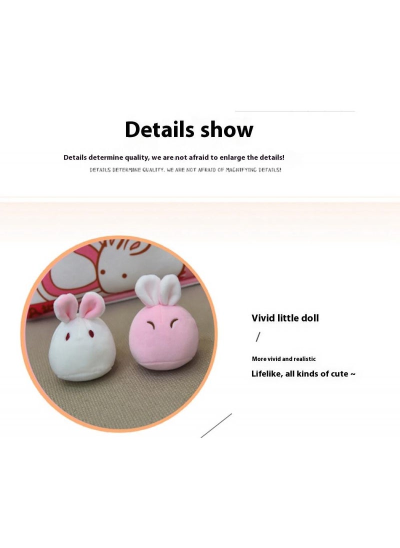 Lovely Snack Pillow Stuffed Animal Toys Pudding Decorative Removable Rabbit Dolls Creative Toy Gifts For Teens Girls Kids
