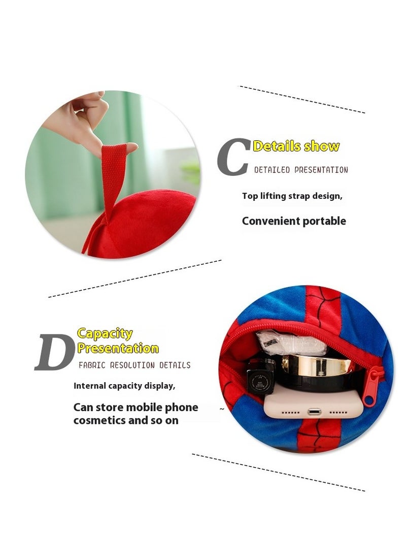 Avengers Spider-Man Children's Plush Backpack Kindergarten Backpack Plush Shoulder Bag Gift For Kids 40cm