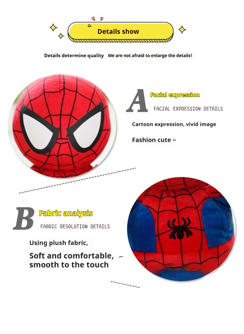 Avengers Spider-Man Children's Plush Backpack Kindergarten Backpack Plush Shoulder Bag Gift For Kids 40cm