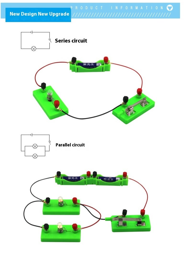 School Physics Labs Basic Electricity Discovery Circuit And Magnetism Experiment Kits For Kids Junior Senior High School Students Electromagnetism Elementary Electronics