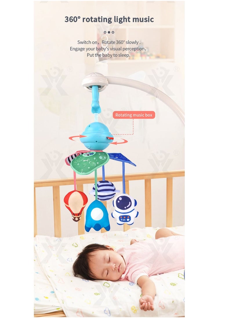 Baby Musical Crib Mobile With Multifunctional Music Rotating Bedside Bell Newborn Baby Comfort Toy