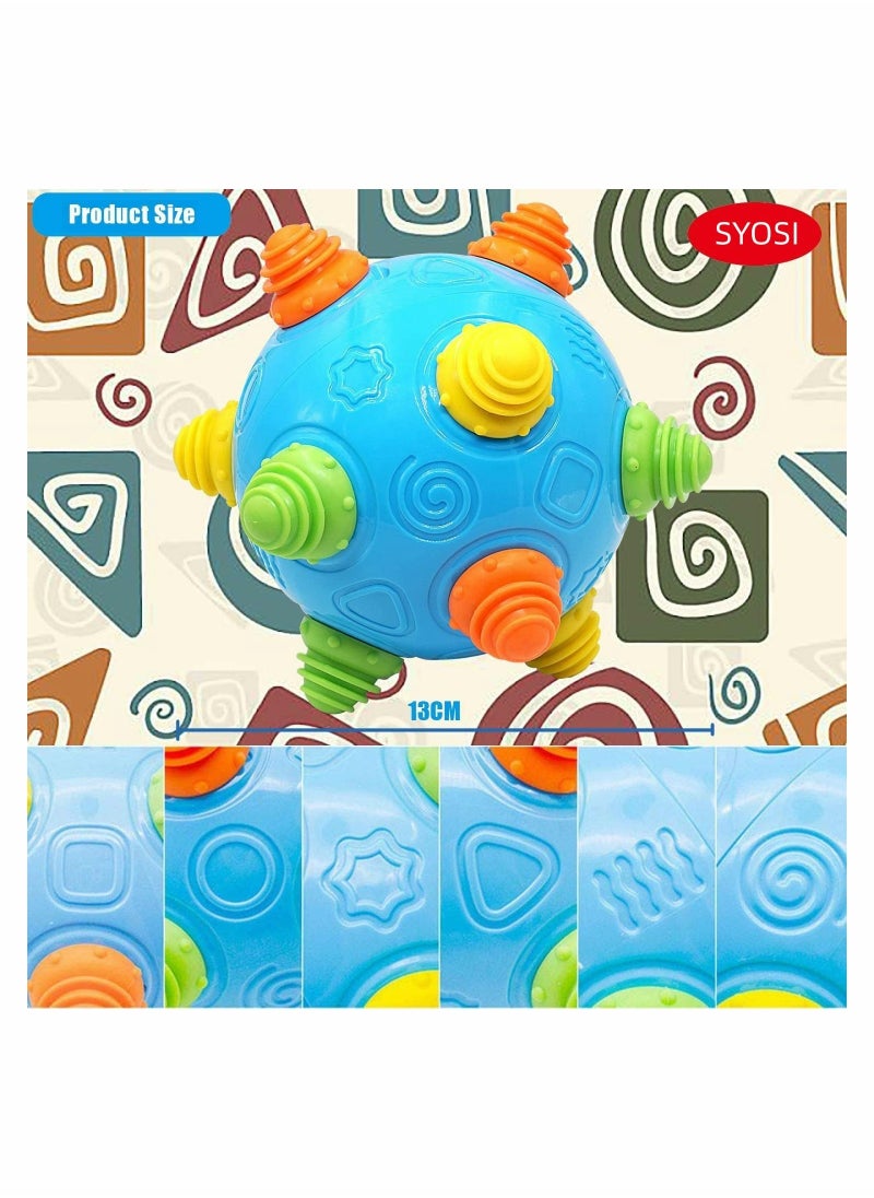 Toddlers Baby Music Shake Ball Toy- Bumble Ball for Babies, Dancing Bumpy u0026 Interactive Sounds Crawl Ball Toy, Baby Rattle Bouncing Sensory Learning Ball Gift Toys for 3+ Year Old Boysu0026Girls