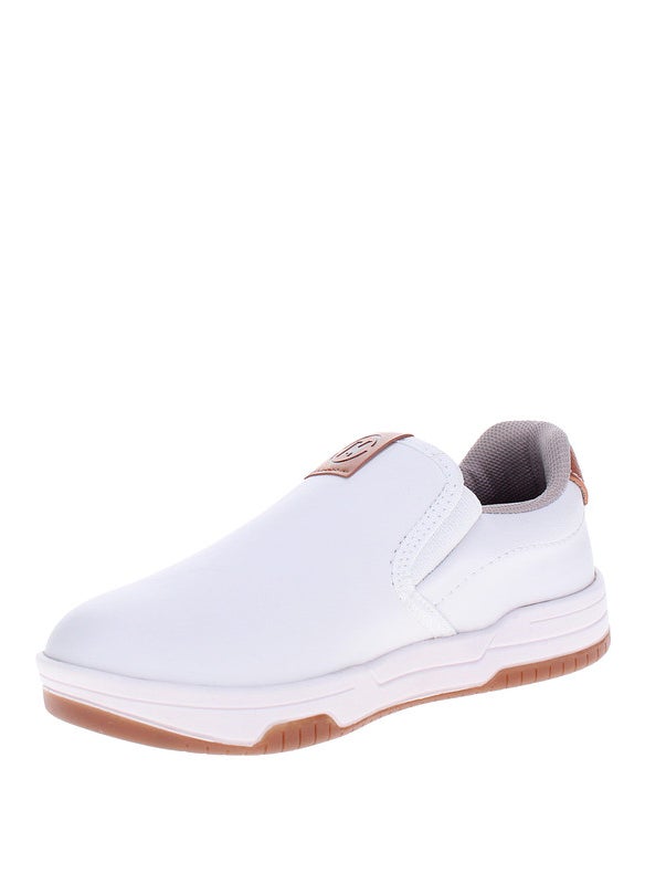 Molekinho Boys Closed/Flat Shoes White | Made In Brazil