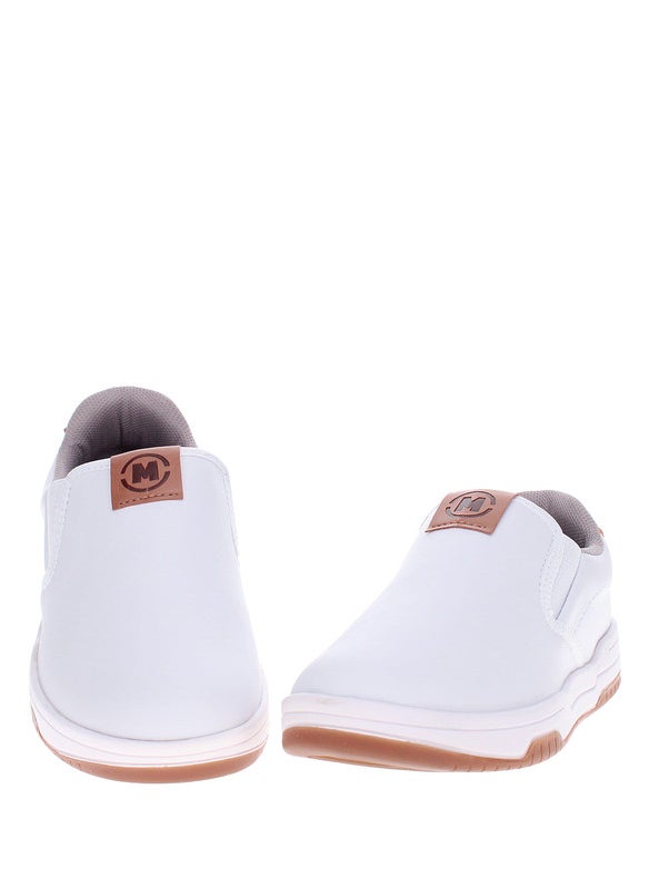 Molekinho Boys Closed/Flat Shoes White | Made In Brazil