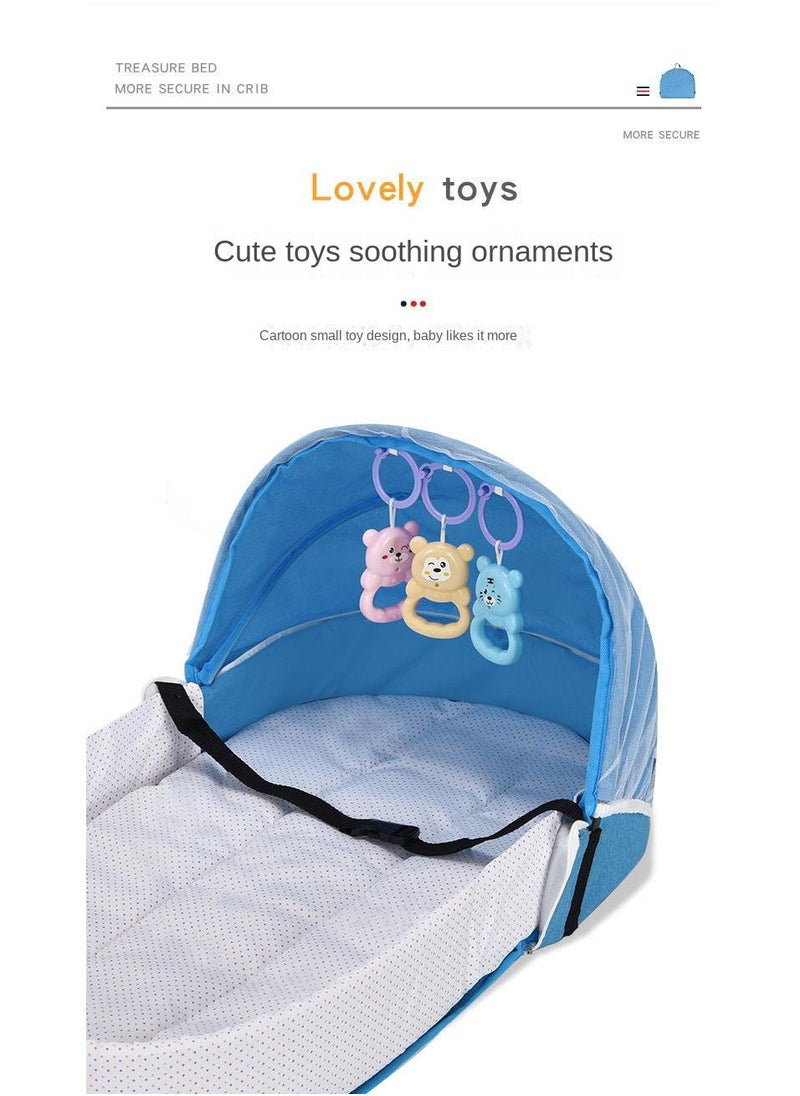 Baby Bed Baby Nest Portable Travel Baby Cribs Toddler Multi-function Folding Bed Folding Chair