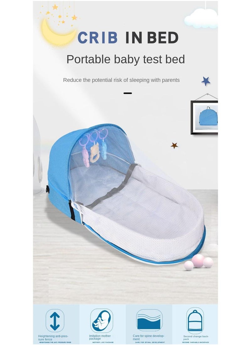 Baby Bed Baby Nest Portable Travel Baby Cribs Toddler Multi-function Folding Bed Folding Chair