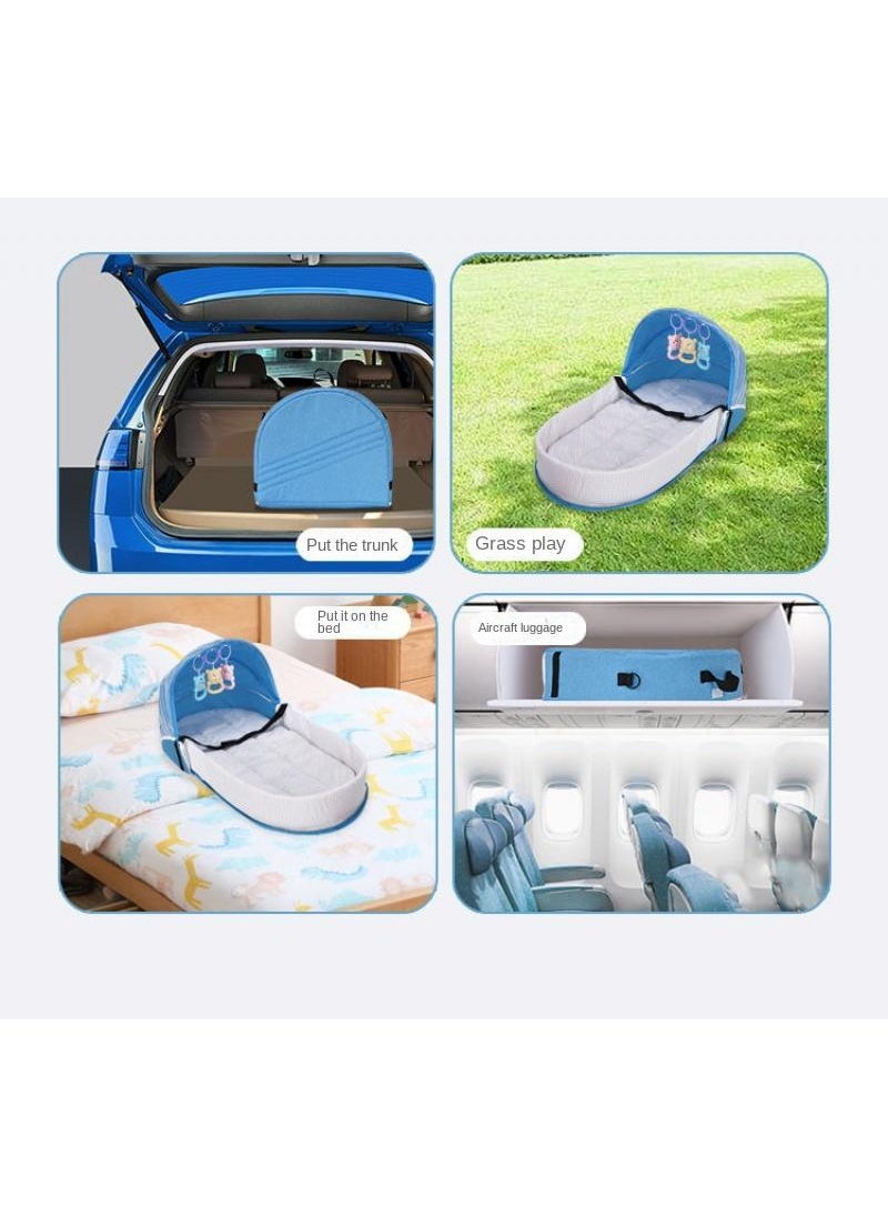 Baby Bed Baby Nest Portable Travel Baby Cribs Toddler Multi-function Folding Bed Folding Chair