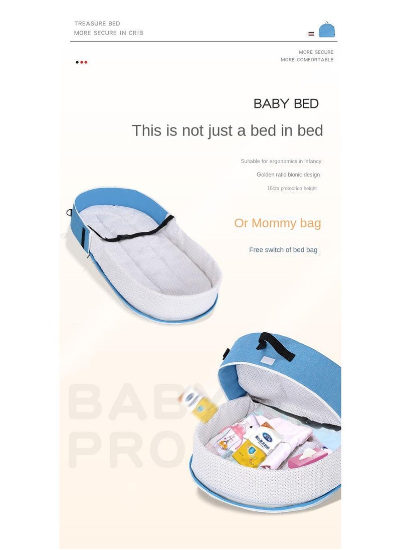 Baby Bed Baby Nest Portable Travel Baby Cribs Toddler Multi-function Folding Bed Folding Chair
