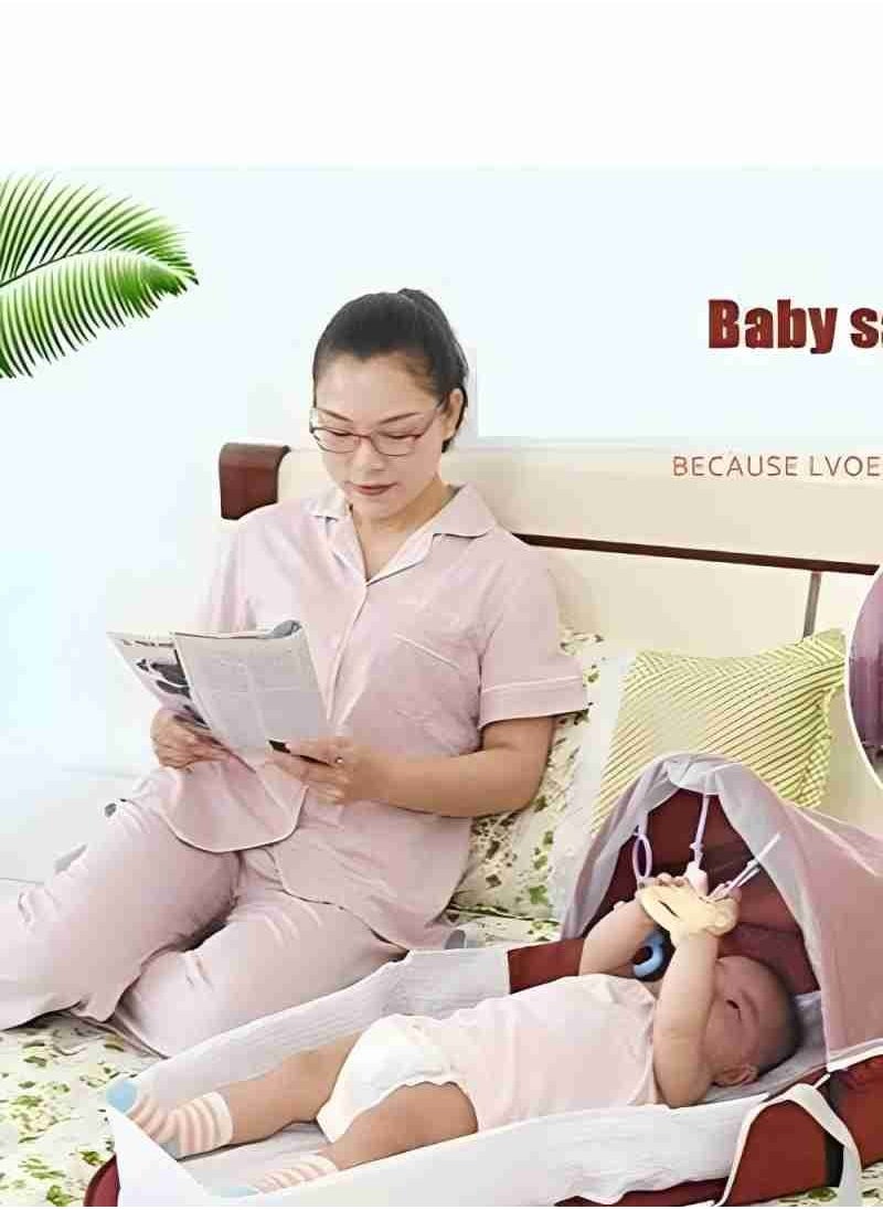 Baby Bed Baby Nest Portable Travel Baby Cribs Toddler Multi-function Folding Bed Folding Chair
