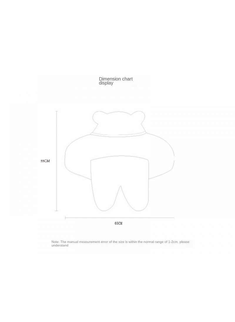 1-Piece Soft Baby Swaddling White