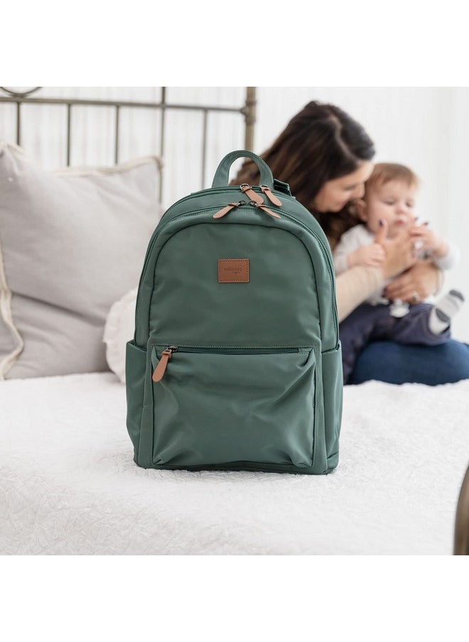 Diaper Backpack - Water-Resistant Baby Diaper Bag With Pockets, Stroller Straps, And Portable Changing Pad Included