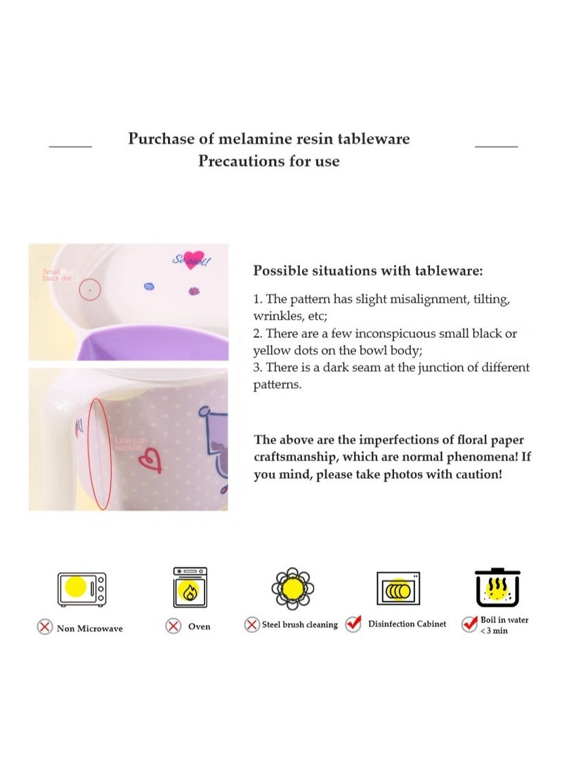Kuromi Printed Cup With Lid 250ml