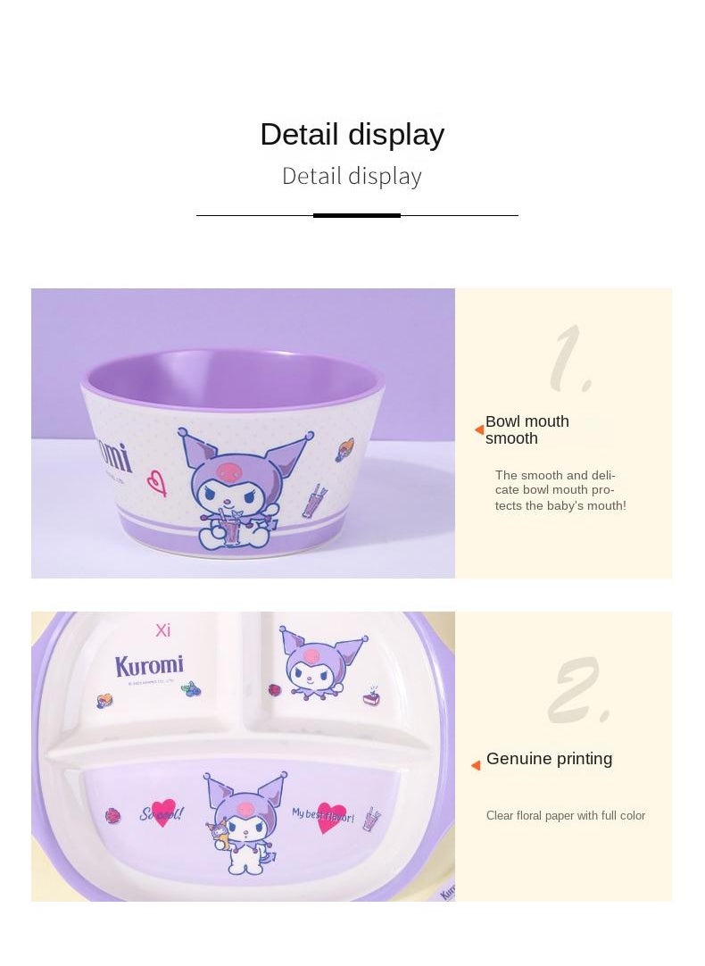 Kuromi  Printed Single Ear Bowl 350ml