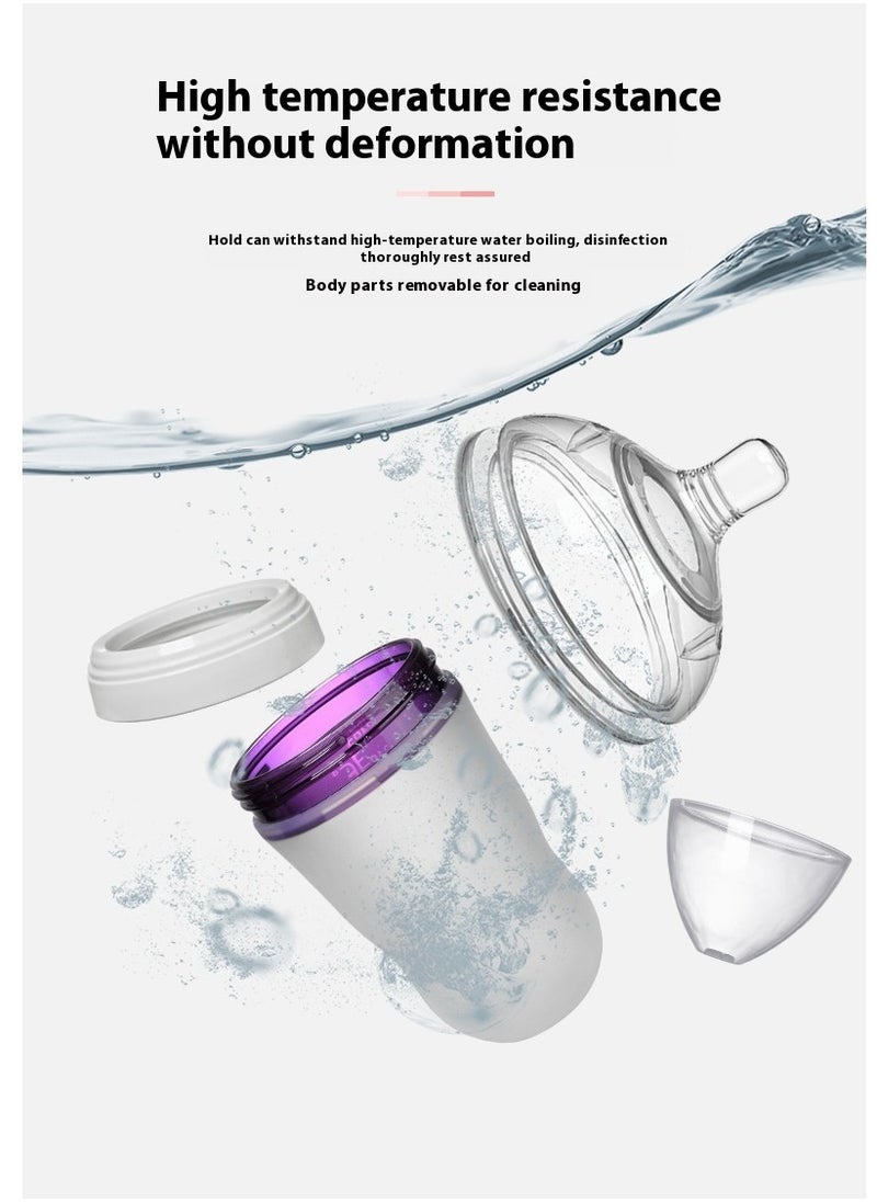 150ml/ 5oz Silicone Squeeze Baby Rice Cereal Bottle Food Dispensing Spoon Leak Proof Portable Training Feeding Bottles With Spoon For Babies Infants Toddlers