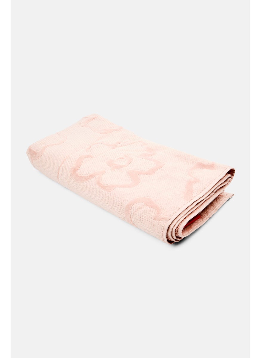 Magnolia Detail Bath Towel 89 x 178 cm, Old Pink