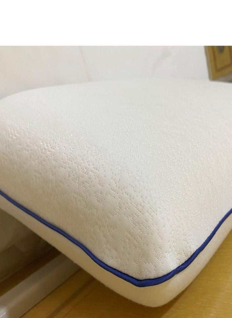 Cooling Ergonomic Memory Foam Pillow with Cooling Technology and Removable cover - 60x40x13cm