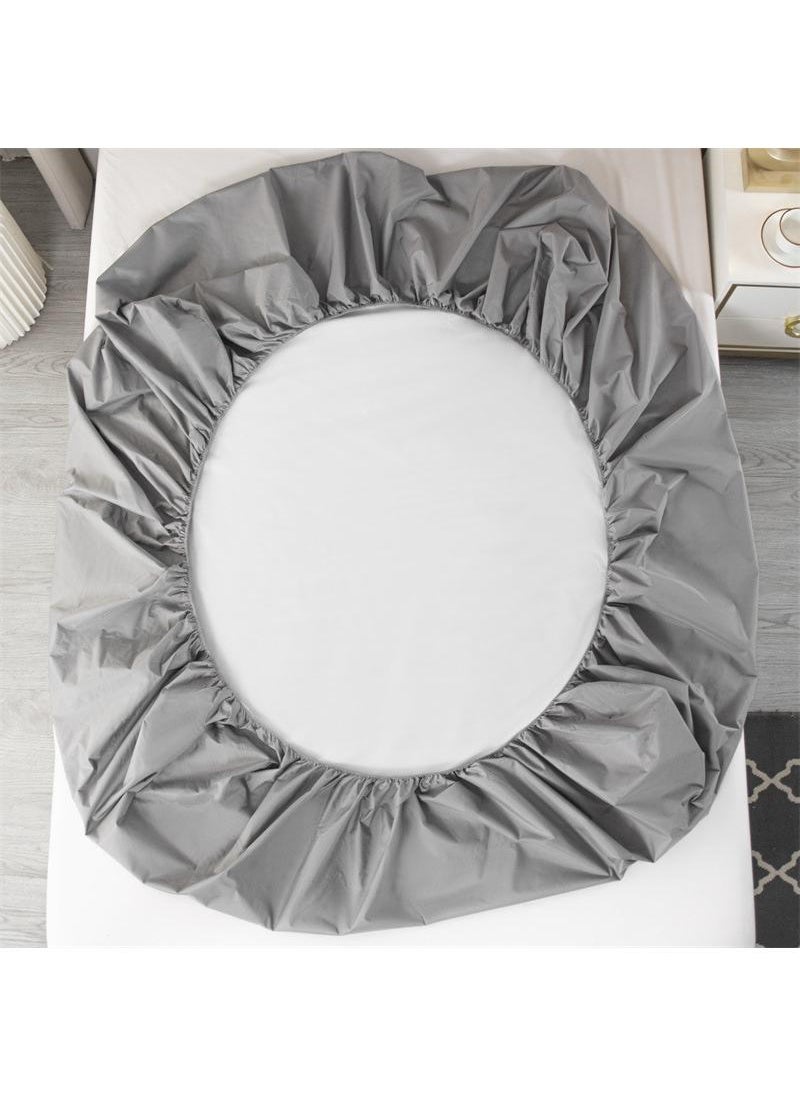 3-Piece Solid Color Bed Sheets Set Waterproof Breathable Mattress Cover