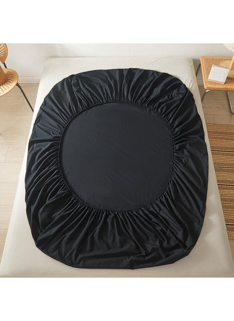 3-Piece Solid Color Bed Sheets Set Waterproof Breathable Mattress Cover