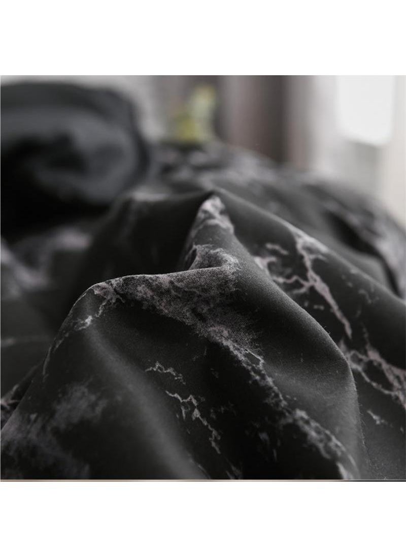 3-Piece Marble Patterned Bed Sheets Mattresses Breathable Mattress Cover