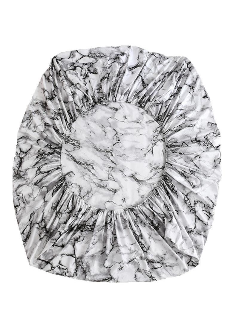 3-Piece Marble Patterned Bed Sheets Mattresses Breathable Mattress Cover