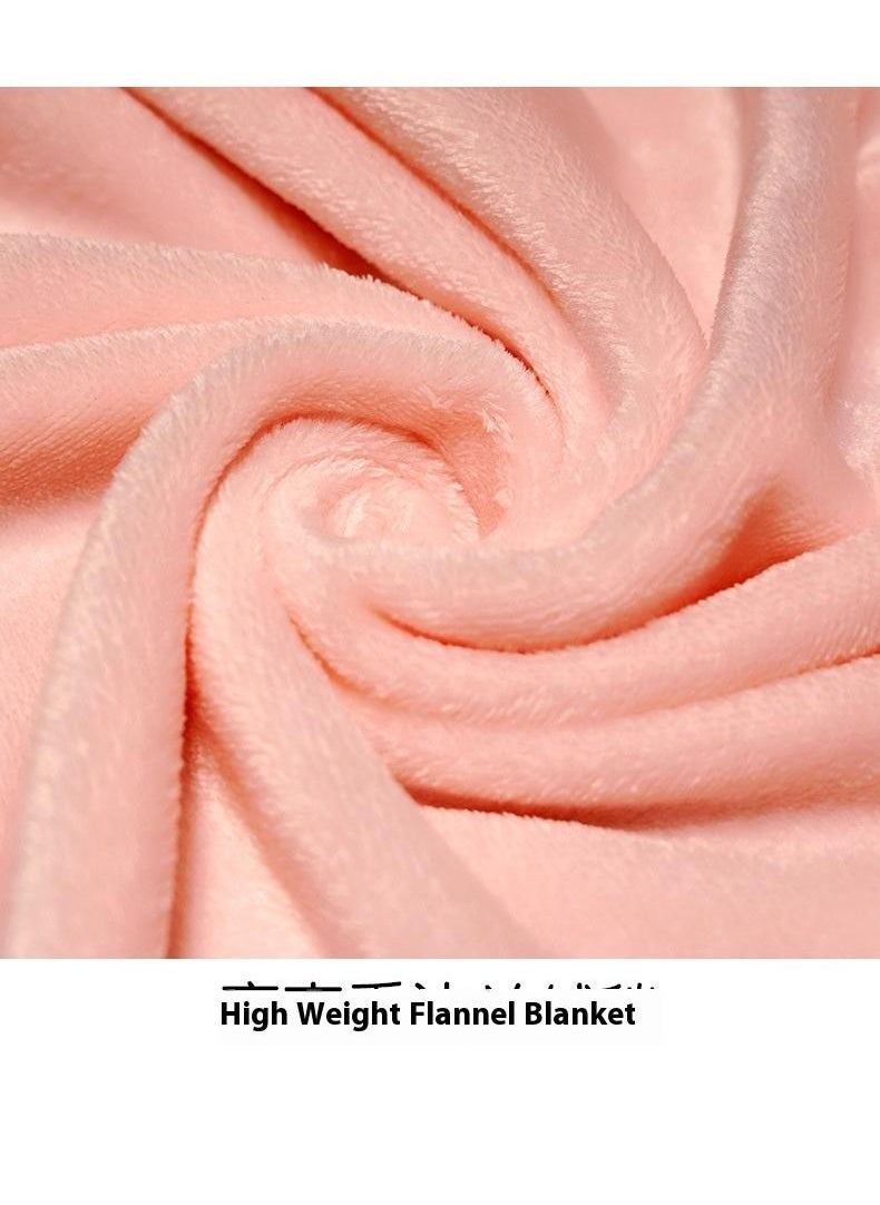 Cartoon Polyester Blanket With Cat Doll Air Conditioning Blanket Office Nap Blanket 80x100cm