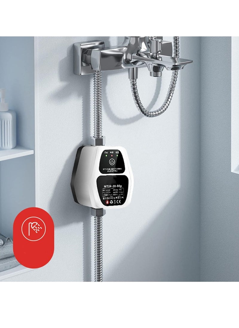 Automatic Water Pressure Booster Pump, 80Pa Automatic Booster Pump Shower Booster Recirculating Pump DC Pressure Switch for Home Bathroom Kitchen Laundry(UK)