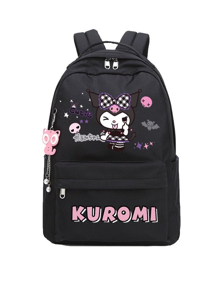 16-Piece Cartoon Kuromi Backpack Set
