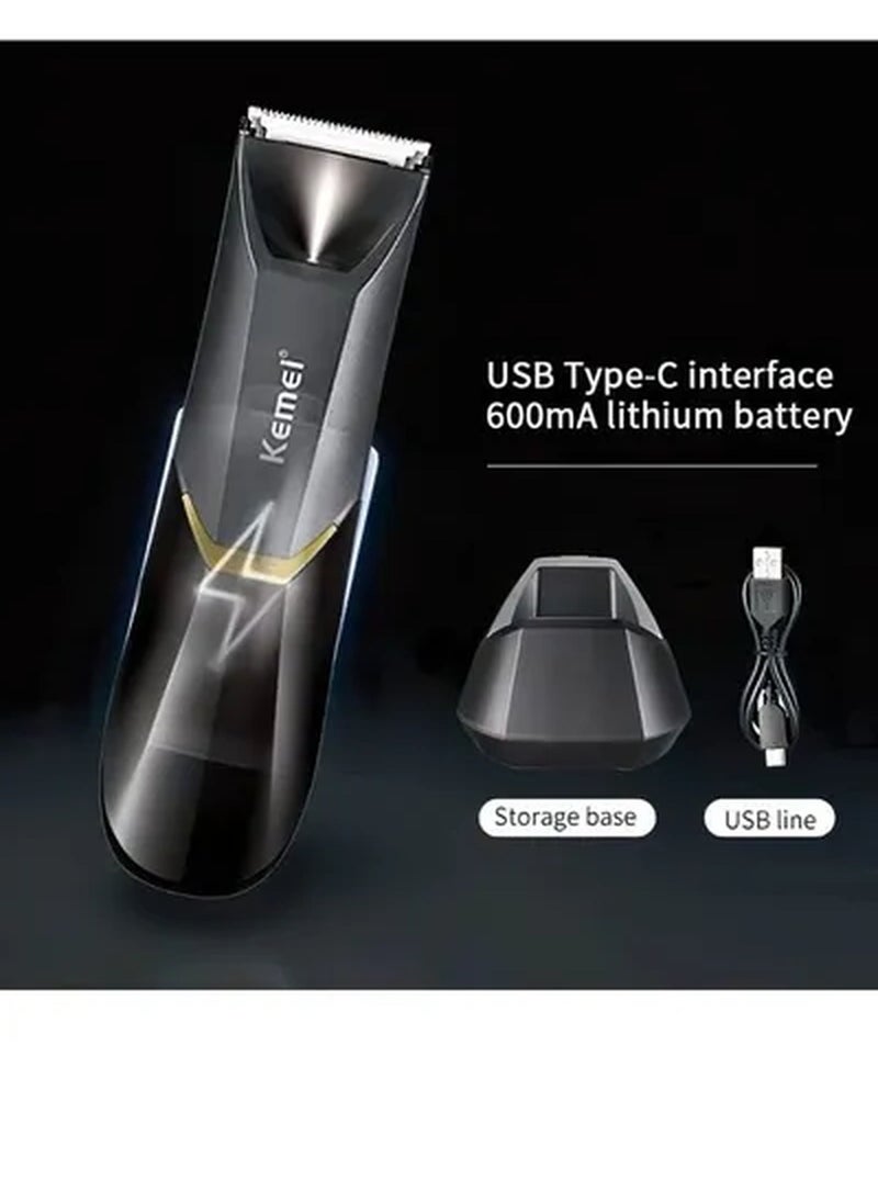 Professional Body Hair Trimmer KM-3208 Black/Yellow