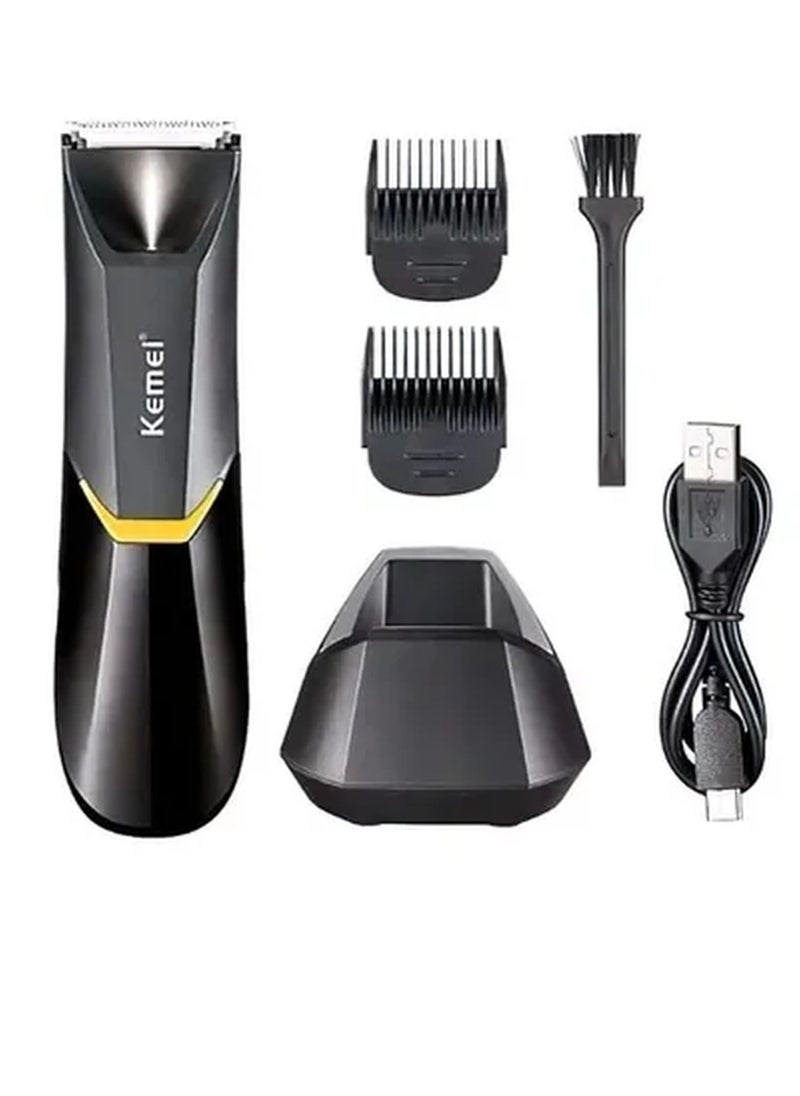 Professional Body Hair Trimmer KM-3208 Black/Yellow
