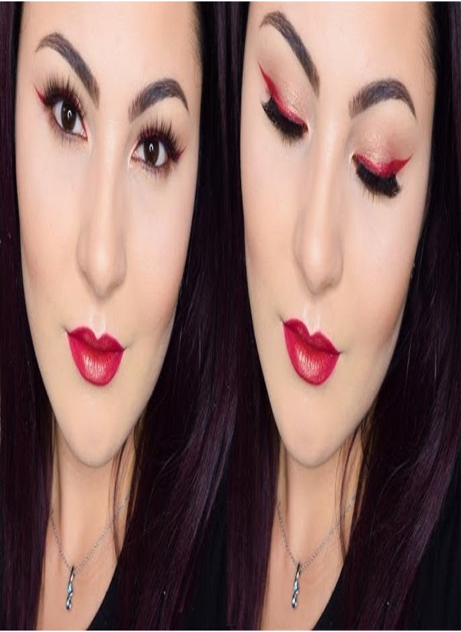 SEPHORA COLLECTION 12HR Colorful Special Effects Multichrome Retractable Eyeliner – 01 Red Solstice, Longwear Shifting Metallic Gel Liner