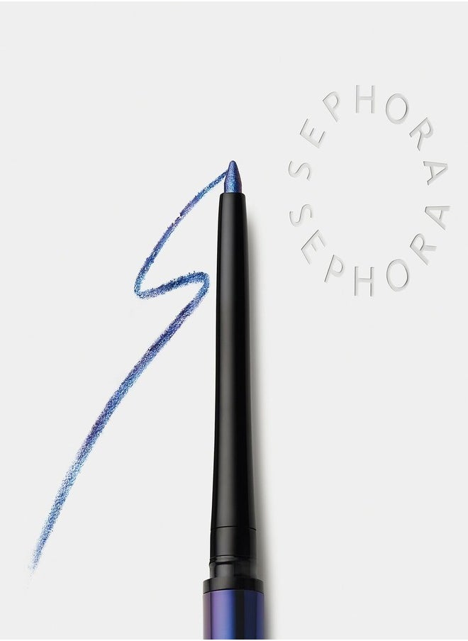 SEPHORA COLLECTION 12HR Colorful Special Effects Multichrome Retractable Eyeliner – 03 Celestial Blue, Longwear Shifting Metallic Gel Liner