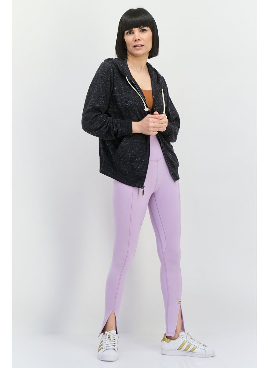 Women Sportswear Fit Long Sleeves Training Hoodie, Black