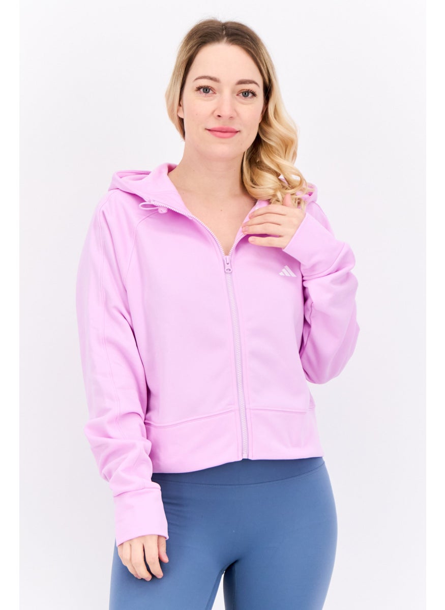 Women Sportswear Fit Long Sleeve Training Sweatshirt, Purple