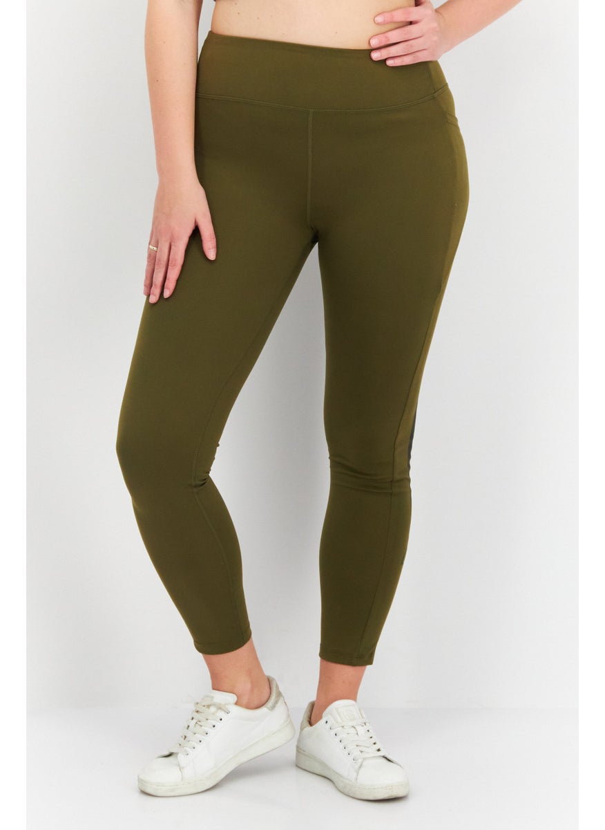 Women Sportswear Fit Training Legging, Olive