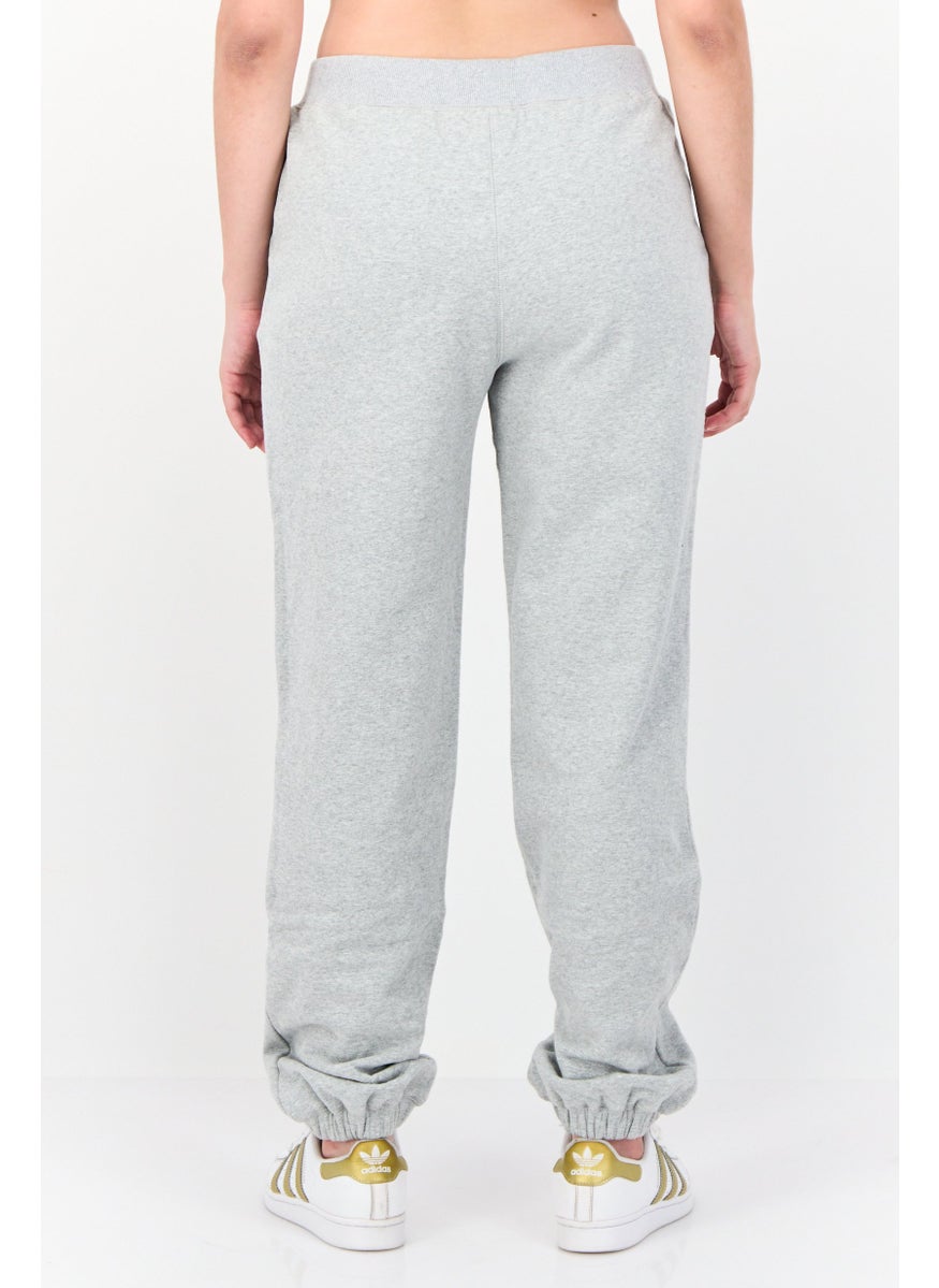 Women Regular Fit Heather Jogger Pants, Grey