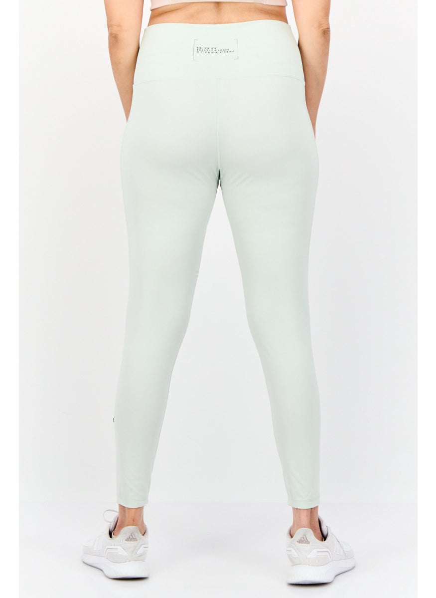 Women Sportswear Fit Training Tights, Mint Green