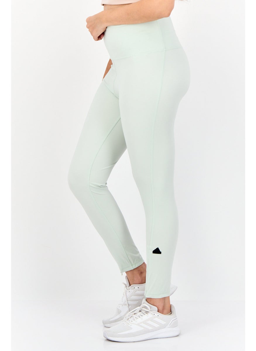 Women Sportswear Fit Training Tights, Mint Green