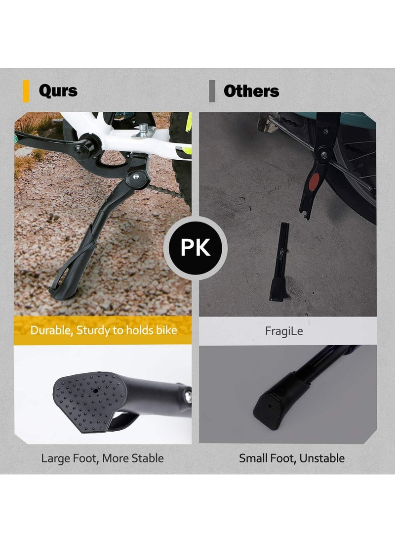 Bike Kickstand for Kids Bike 18 20 22 inch Wheel, Center Mount Bicycle Kick Stand, Universal Adjustable Child Kickstands, Adjustable Bicycle Kickstand, for 18-22 Adult Mountain Bike, Road Bike