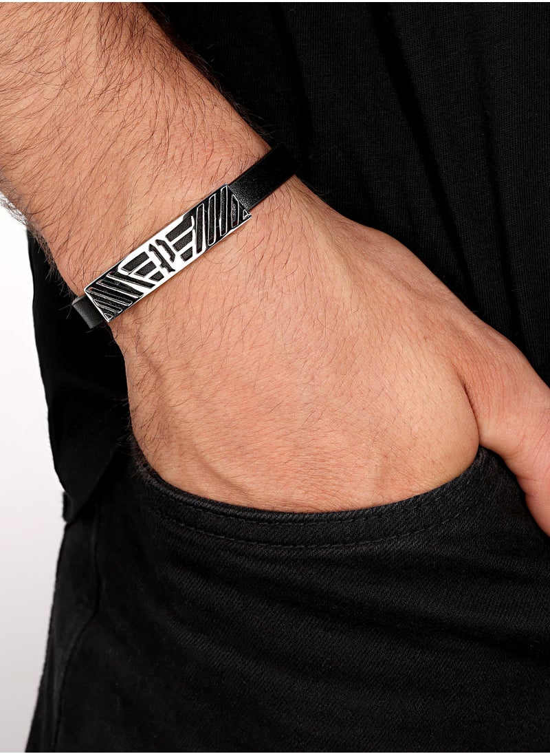 Police Black Bracelet for Men