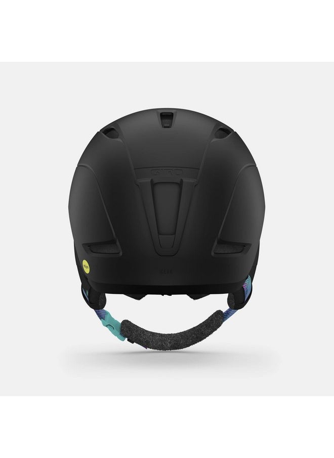 Ceva Mips Ski Helmet Snowboard Helmet For Women & Youth Matte Black Chroma Dot S (55.559Cm)