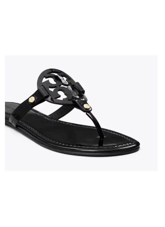Miller patent sandal