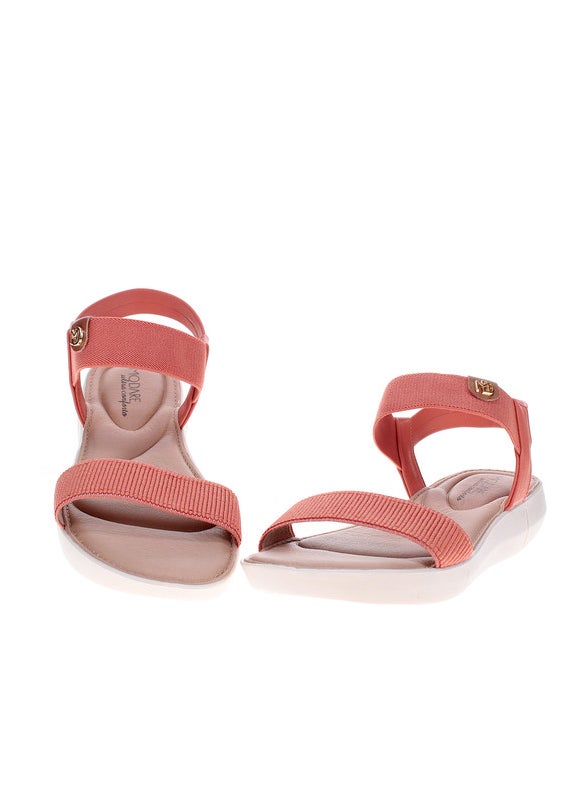 Modare Ladies Sandals With Back Strap Pink | Made In Brazil