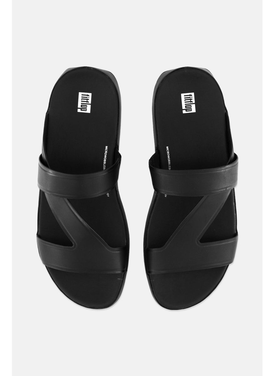 Men Samel Slip On Slides, Black