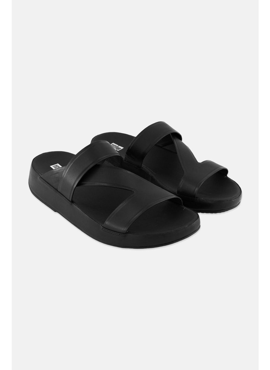 Men Samel Slip On Slides, Black
