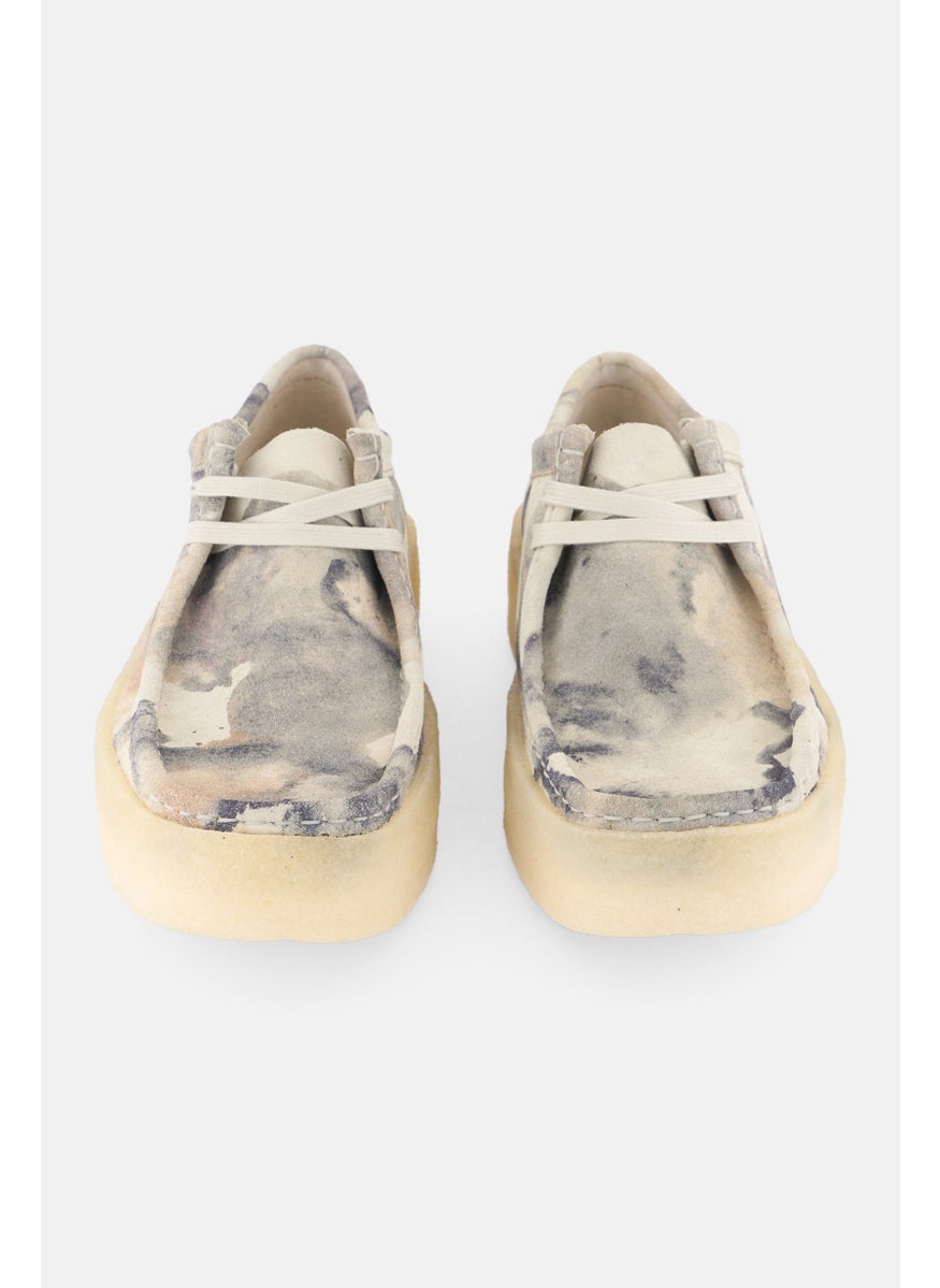 Men Standard Wallabee Cup Lace Up Casual Shoes, Multicolor