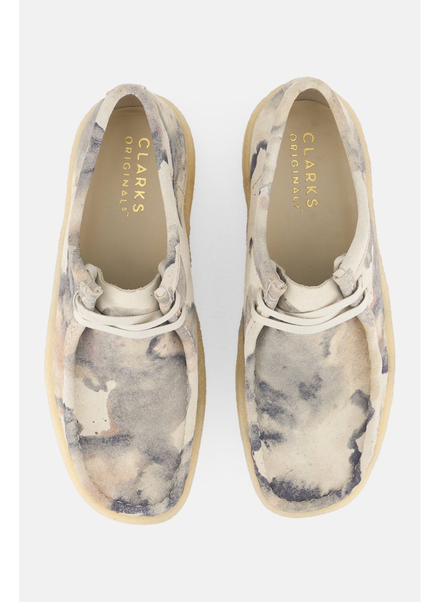 Men Standard Wallabee Cup Lace Up Casual Shoes, Multicolor