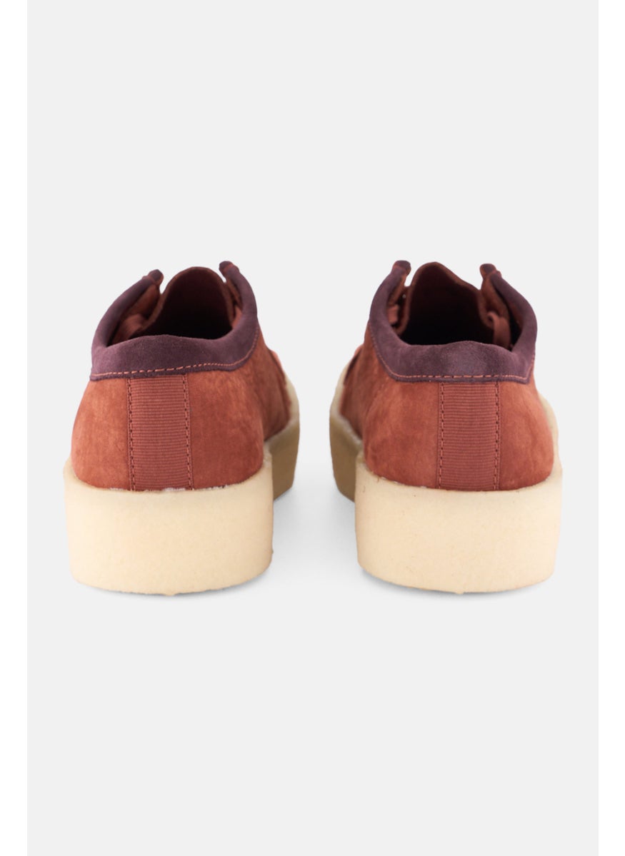 Men Standard Wakkabee Cup Lace Up Casual Shoes, Rust